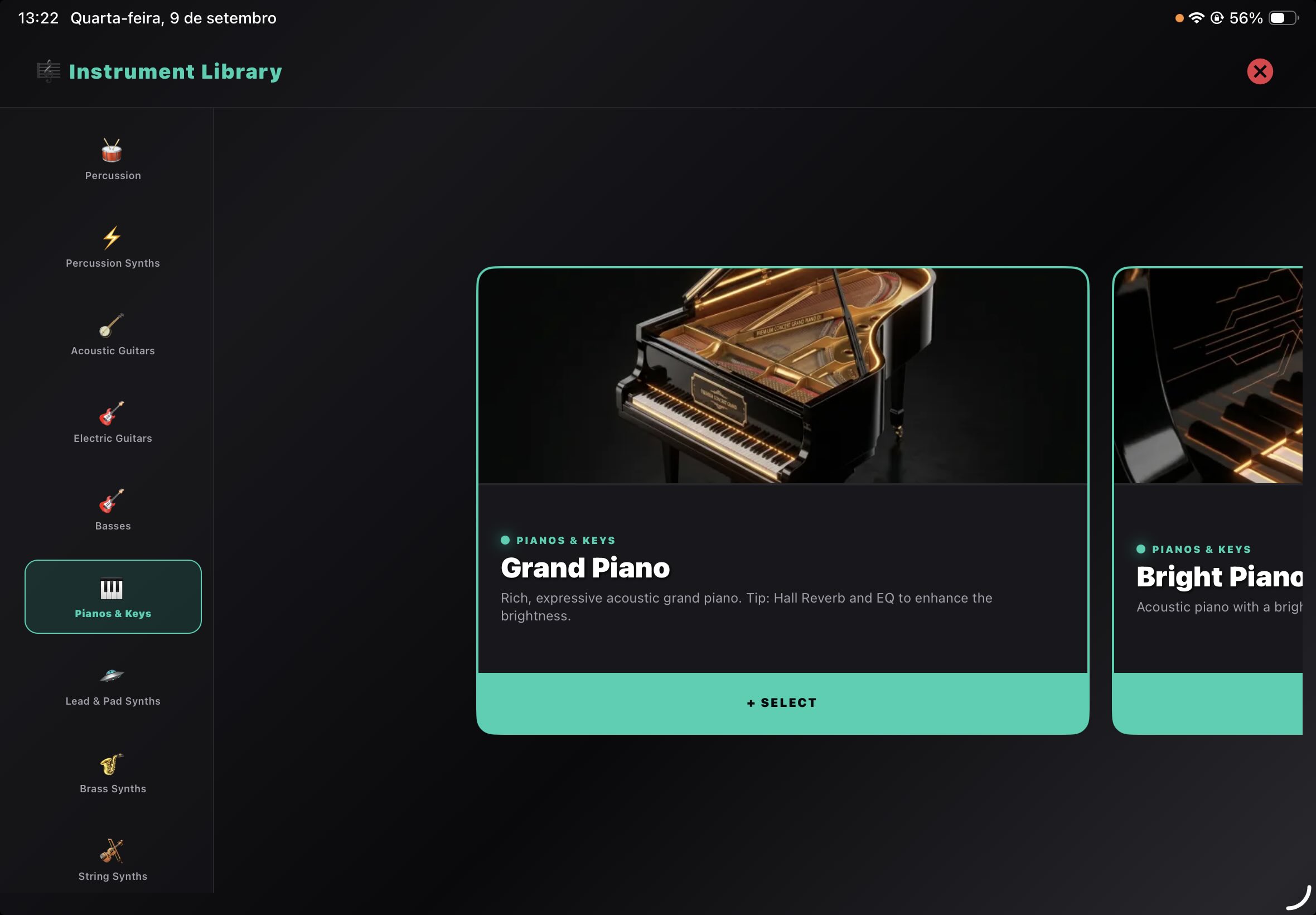 Biblioteca de Instrumentos Virtuais